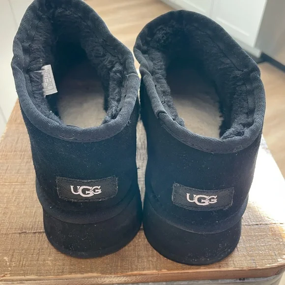 UGG Black Ankle Boots - Picture 2 of 8